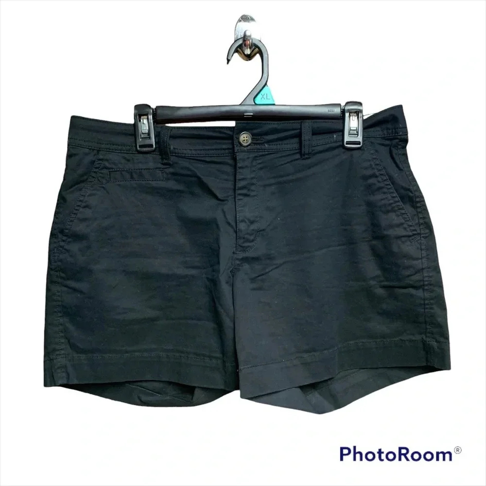 Old Navy perfect shorts size 10 regular 5” inseam black khaki